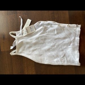 Zara Ripped Tank top with side hook detailing